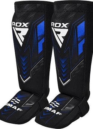 Захист для гомілок та стоп rdx neoprene shin instep immaf-1-blue-l