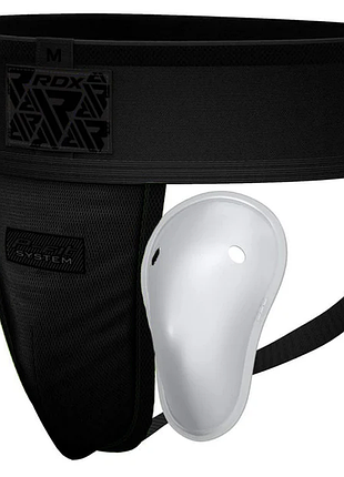 Захист паху rdx h1 supporter black full l