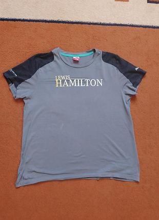 Футболка puma,lewis hamilton, xl -2xl