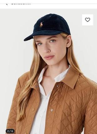 Вельветова кепка polo ralph lauren. оригінал!