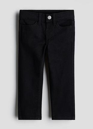 Чорні суперстрейчеві slim fit джинси на хлопчика 122/128 см