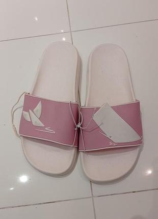 Стильные розовые шлепки 37-37