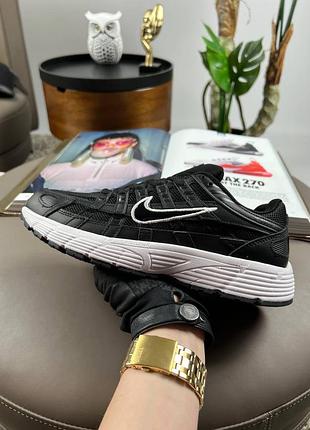 Nike p-6000 m black white