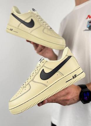 Nike air force 1 low beige black