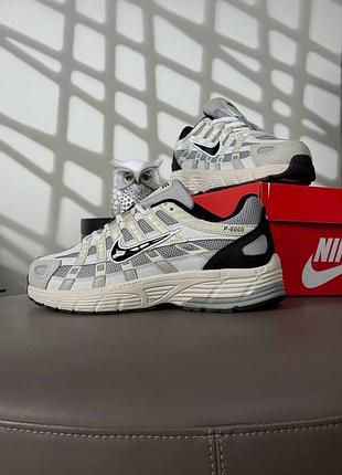 Nike p-6000 m beige white grey
