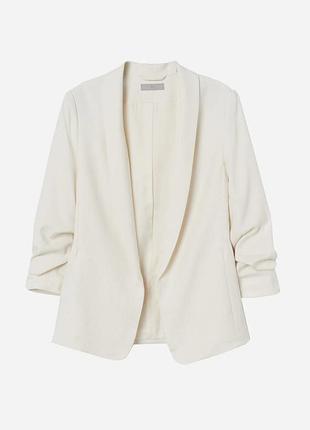 Білий піджак zara, розмір m-l