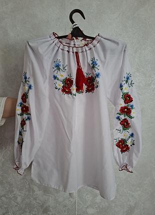 Вишиванка для дівчинки, шкільний одяг для дівчинки, вишиванка