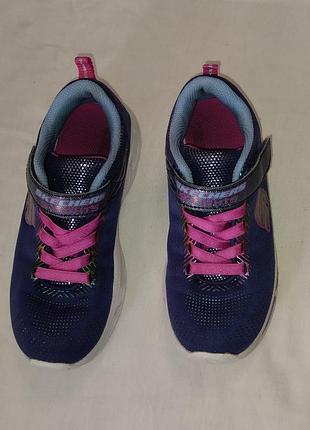 Кроссовки детские skechers с мигающей подошвой
