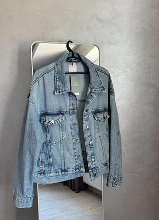 Джинсовая куртка h&m ,джинсовка