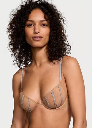 Бра з камінчиками бюстгальтер з сіточки victoria’s secret