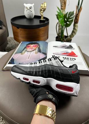 Nike air max 95 black grey red