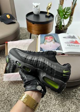 Nike air max 95 black grey green