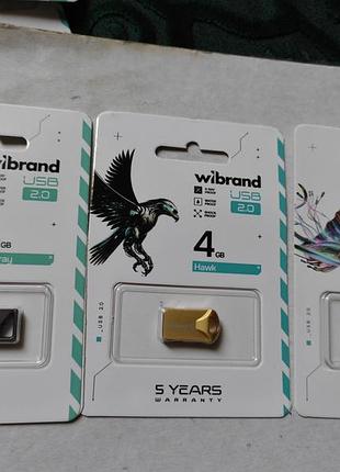 Usb флешки wibrand 4gb.новая.