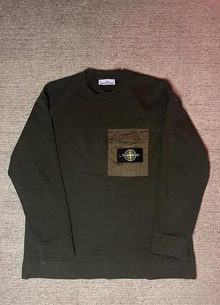 Світшот stone island l хакі
