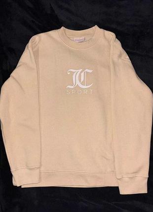 Світшот кофта juicy couture sport бежевого кольору