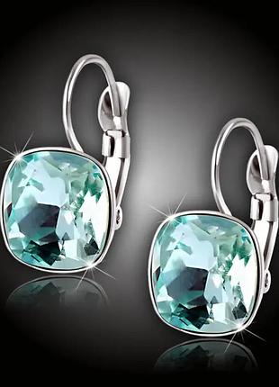 Сережки "princess aquamarine"