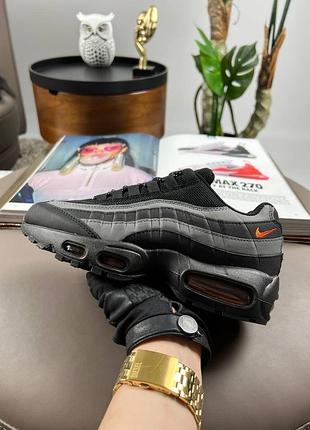 Nike air max 95 black grey orange