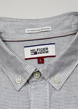 Оригинальная повседневная рубашка в полоску от Tommy hilfiger