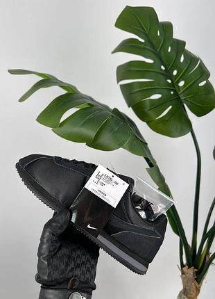Nike cortez m all black 2
