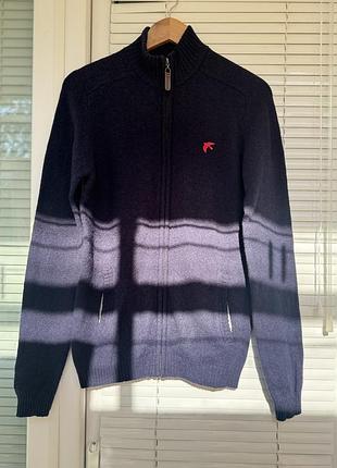 Якісний кардиган/кофта з вовни ягняти (lambswool) преміум бренд racing green