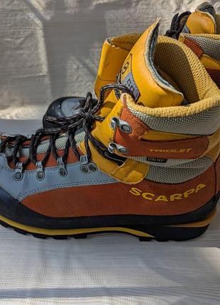 Чоловічі трекінгові чоботи черевики scarpa triolet