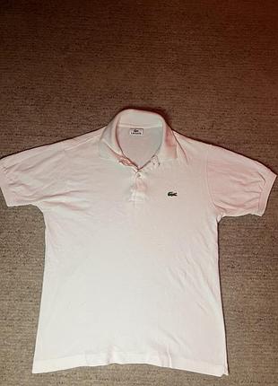 Біле поло lacoste s