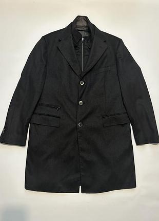Мужское однобортное шертстяное пальто премиум-класса corneliani id coat