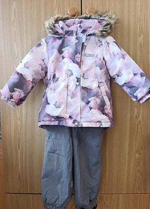 Зимний комбинезон для девочки lenne 86+6