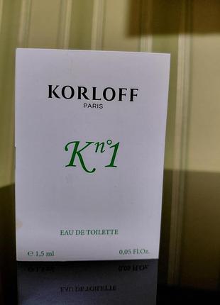 Korloff , пробник 1, 5 мл