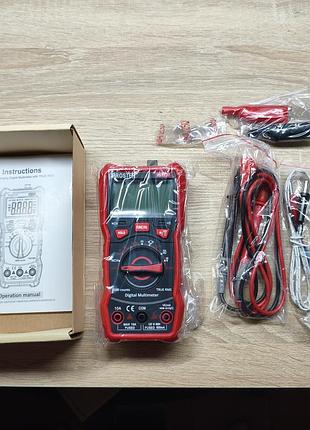 Цифровий мультиметр proster pst237 (t21d) true rms 6000 counts ncv 4