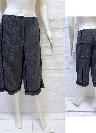 Annette gortz 100% linen 22131 soho оригинальные льняные бермуды шорты кюлоты