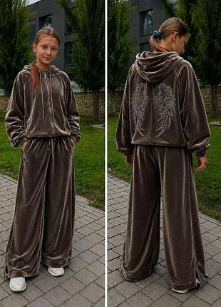 Костюм велюр на дівчинку