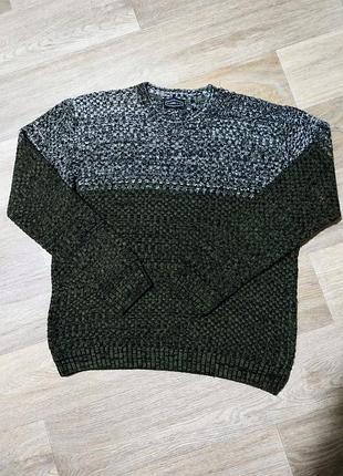 Мужской свитер label , размер l-xl .