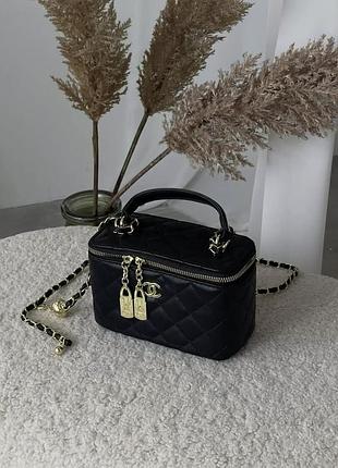 Сумка classic black lambskin чорний