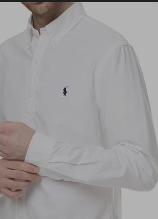 Сорочка біла polo ralph lauren,розмір м.
