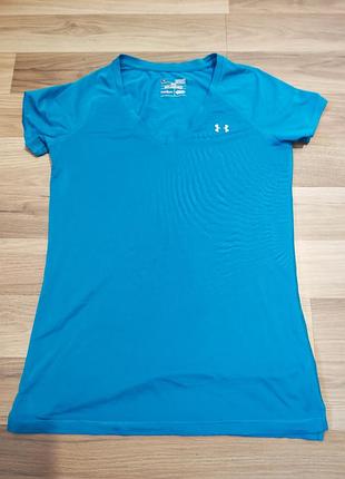 Компресійна футболка under armour heatgear xs блакитна