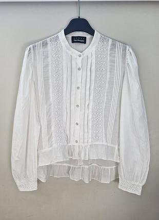 The kooples рубашка хлопок тоненький кружево