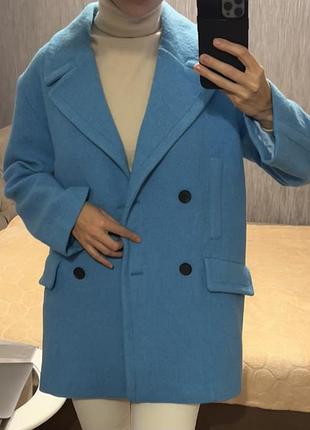 Пальто zara з вовною