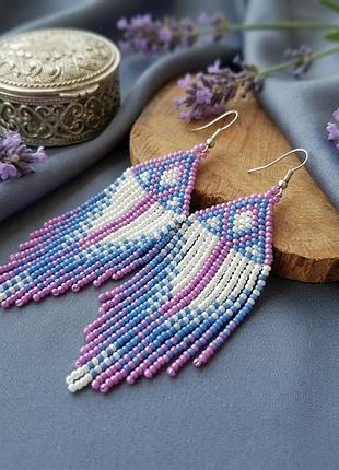 Серьги из бисера