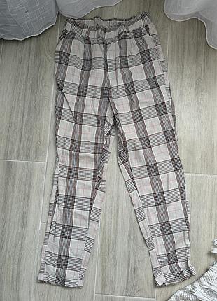 Штани лляні stradivarius