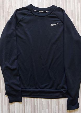 Чорний світшот від nike для бігу.