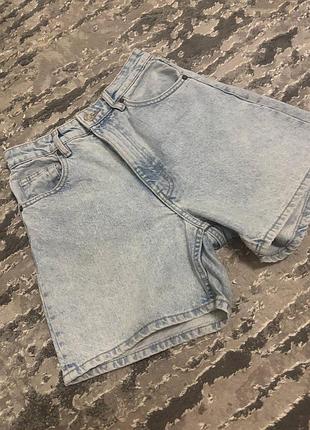 Шорти жіночі zara джинсові блакитні розмір 36