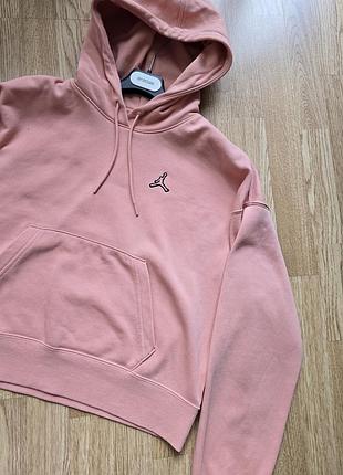 Jordan loose fit худі  nike w j essen flc hoodie core