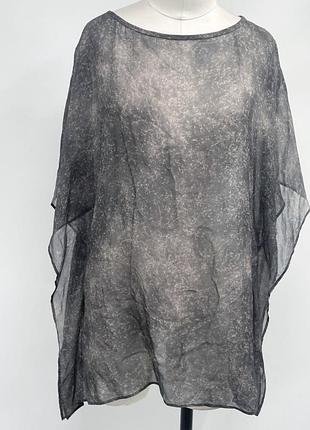 Блуза рукава кімоно, блуза кажан 100% шовк eileen fisher
