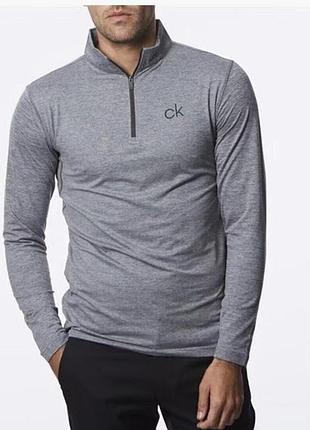Спортивна кофта, лонгслив, зіпка бренд calvin klein р. л.