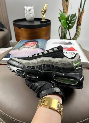 Nike m air max 95 prm black grey lime
