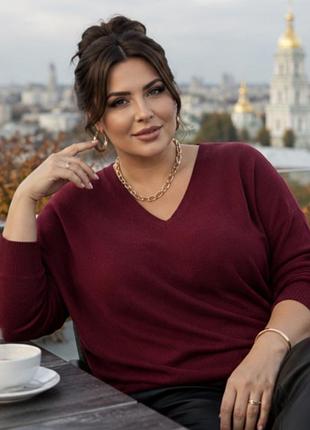 Allude cashmere кашеміровий пуловер джемпер бордо бургунді 100% кашемір