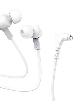 Навушники дротові hoco m86 (3.5mm) white