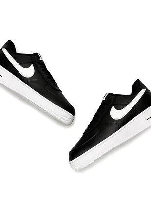 Nike air force 1 low w black on white