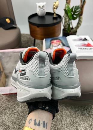 Nike air zoom x react light grey orange 9